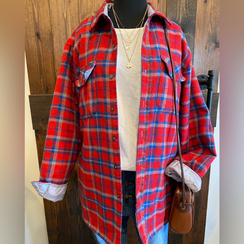 Vintage Timber Trail plaid jacket/shacket